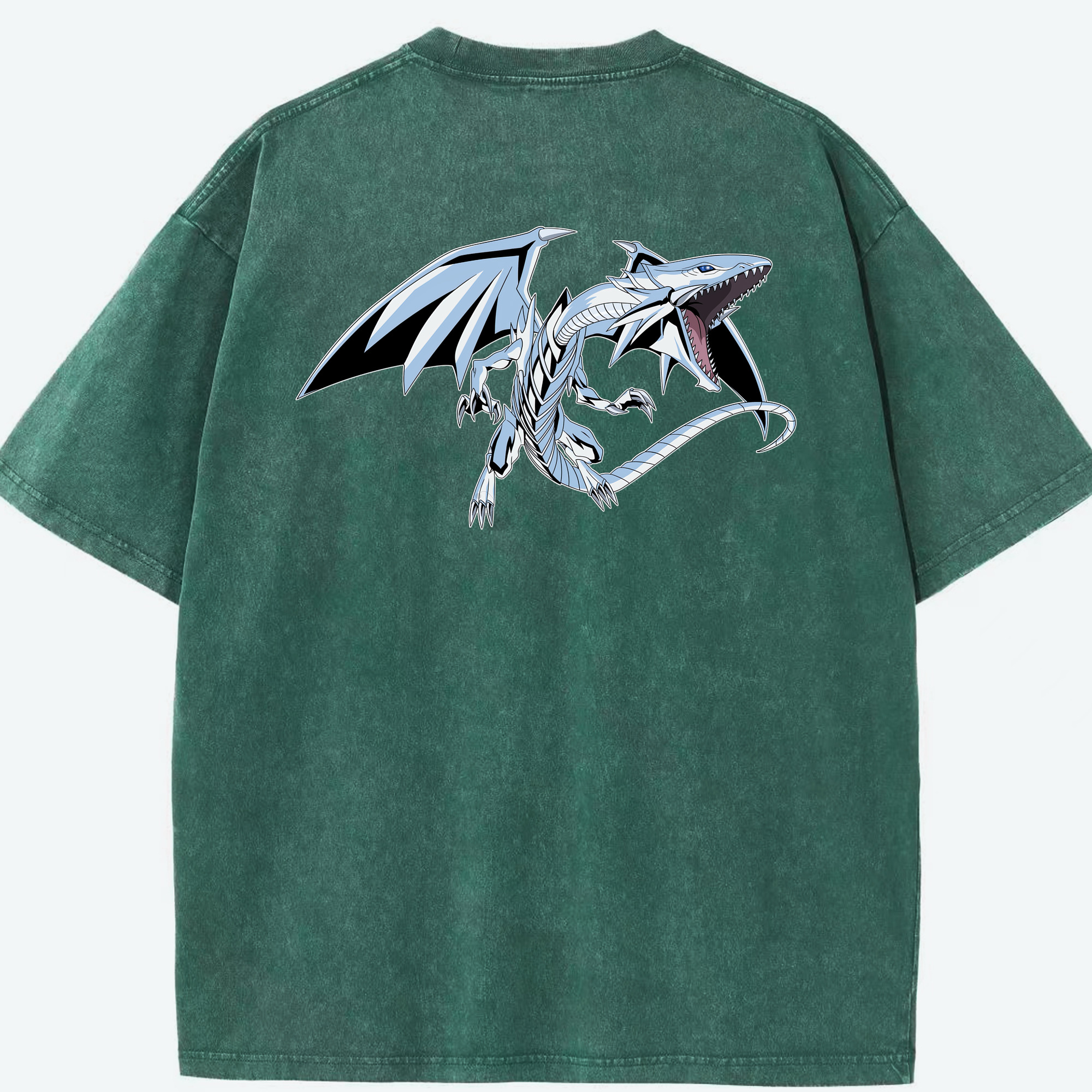 （画像用） 遊☆戯☆王 Yu-Gi-Oh! 綿100% ヴィンテージ風 半袖Tシャツ（背面プリント）